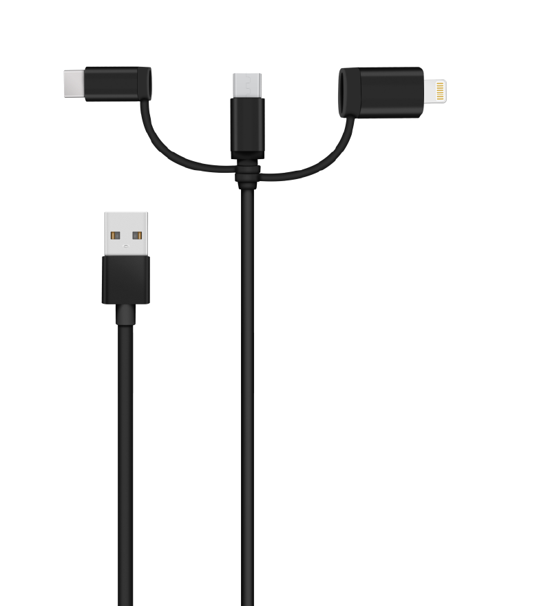 Apple Certified MFi 3 in 1 Charging Cable