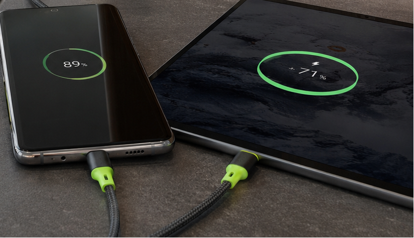 6 in 1 Braided 1.5m Charging Cable - bitmore.co.uk