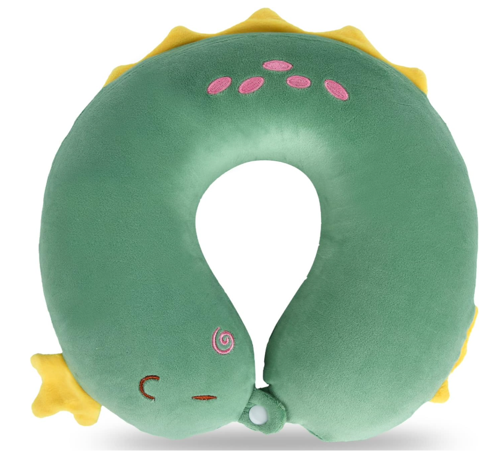 Kids Memory Foam Travel Neck Pillows - bitmore.co.uk