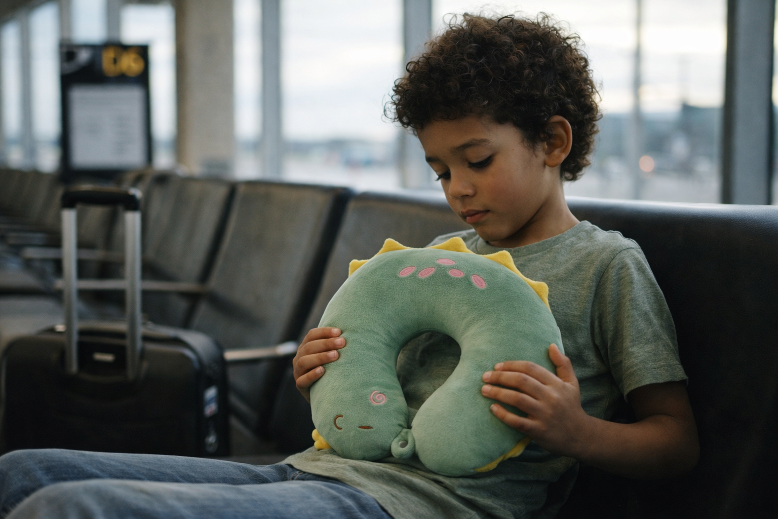Kids Memory Foam Travel Neck Pillows - bitmore.co.uk