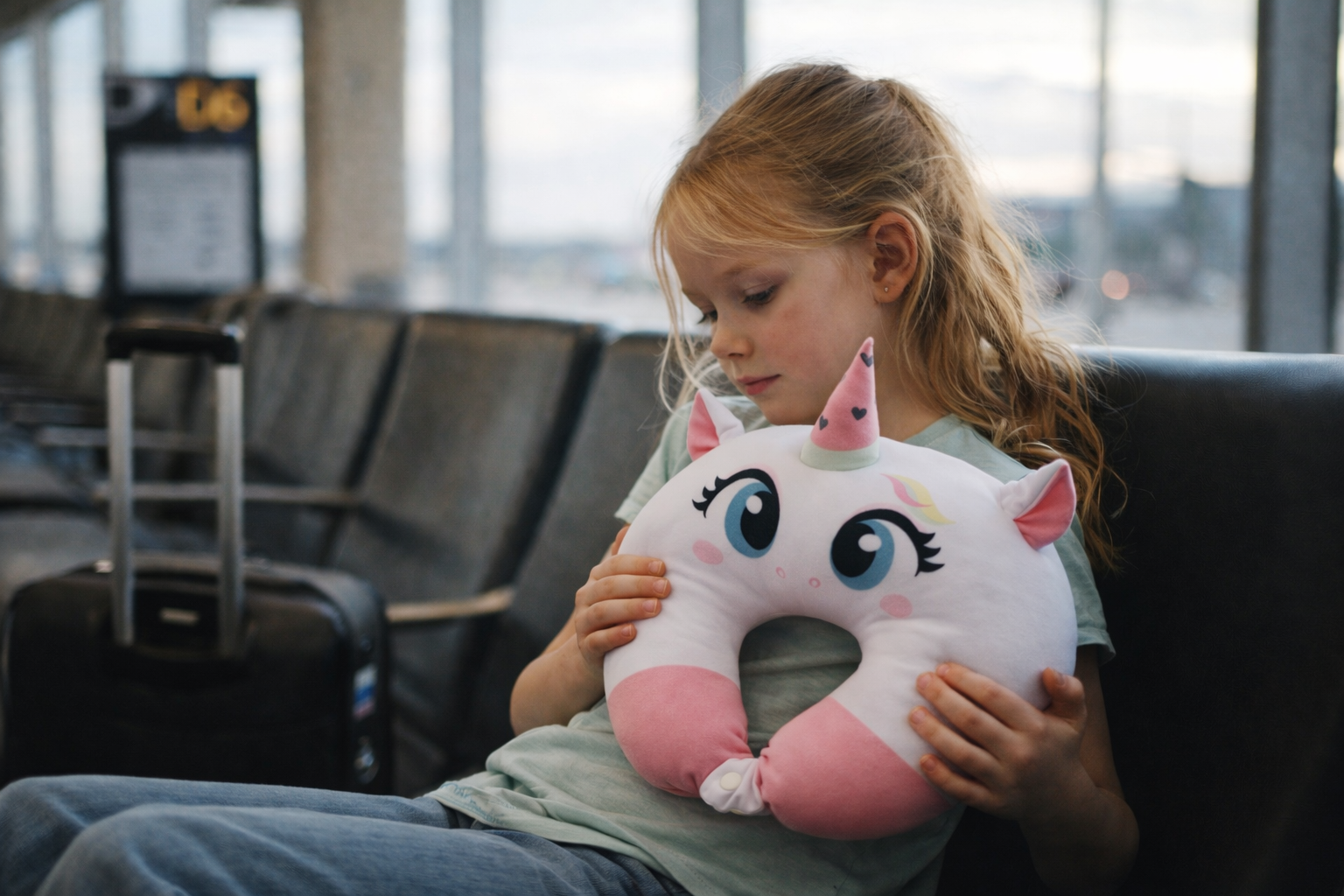 Kids Memory Foam Travel Neck Pillows - bitmore.co.uk