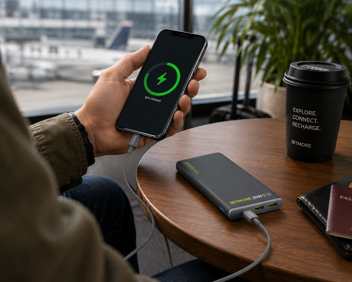 10,000mAh PD (Power Delivery) Fast Charge Powerbank - bitmore.co.uk