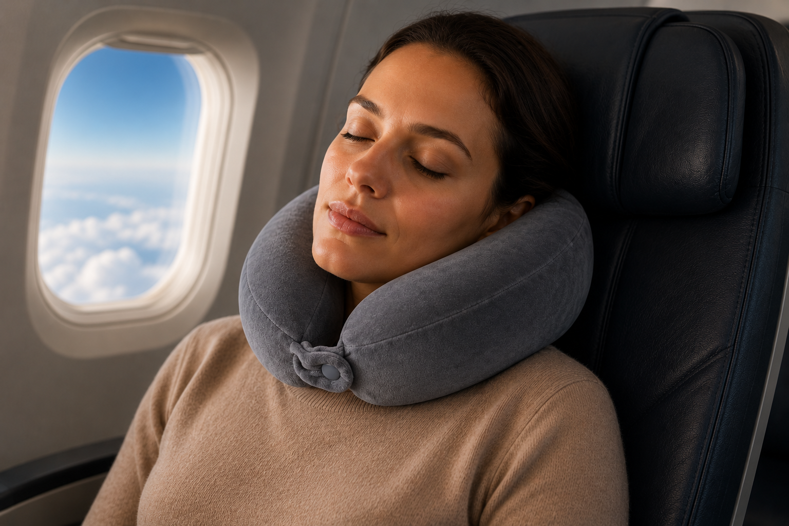 Memory Foam Neck Pillow (Adult) - bitmore.co.uk
