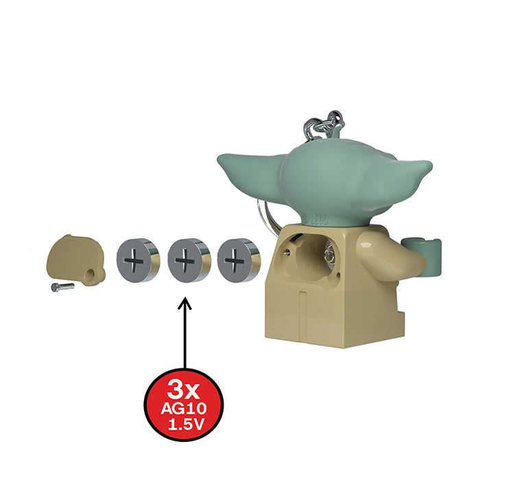 LEGO Mandalorian Child (Grogu) Baby Yoda LED Keylight - bitmore.co.uk