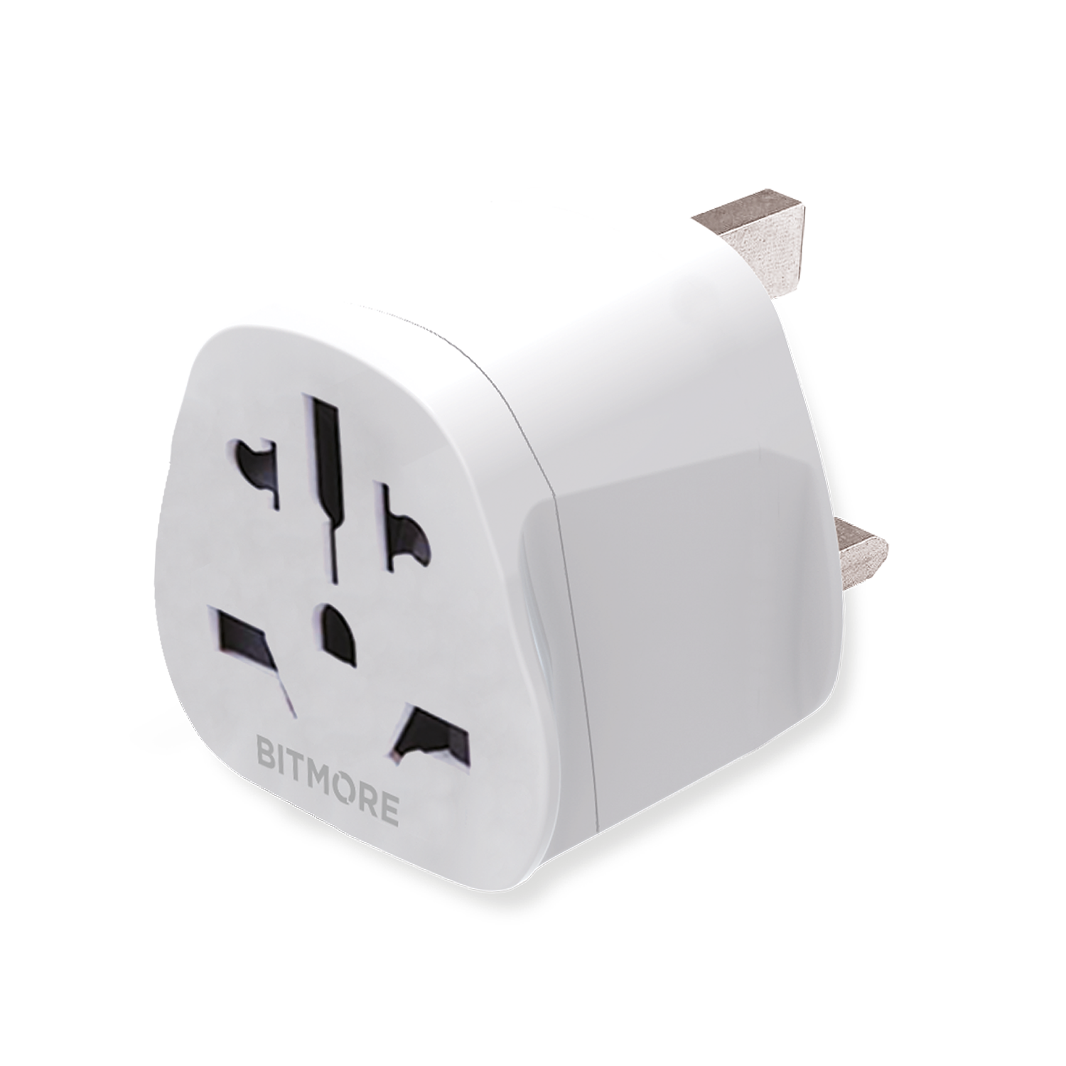 World to UK 3-pin Adaptor - bitmore.co.uk