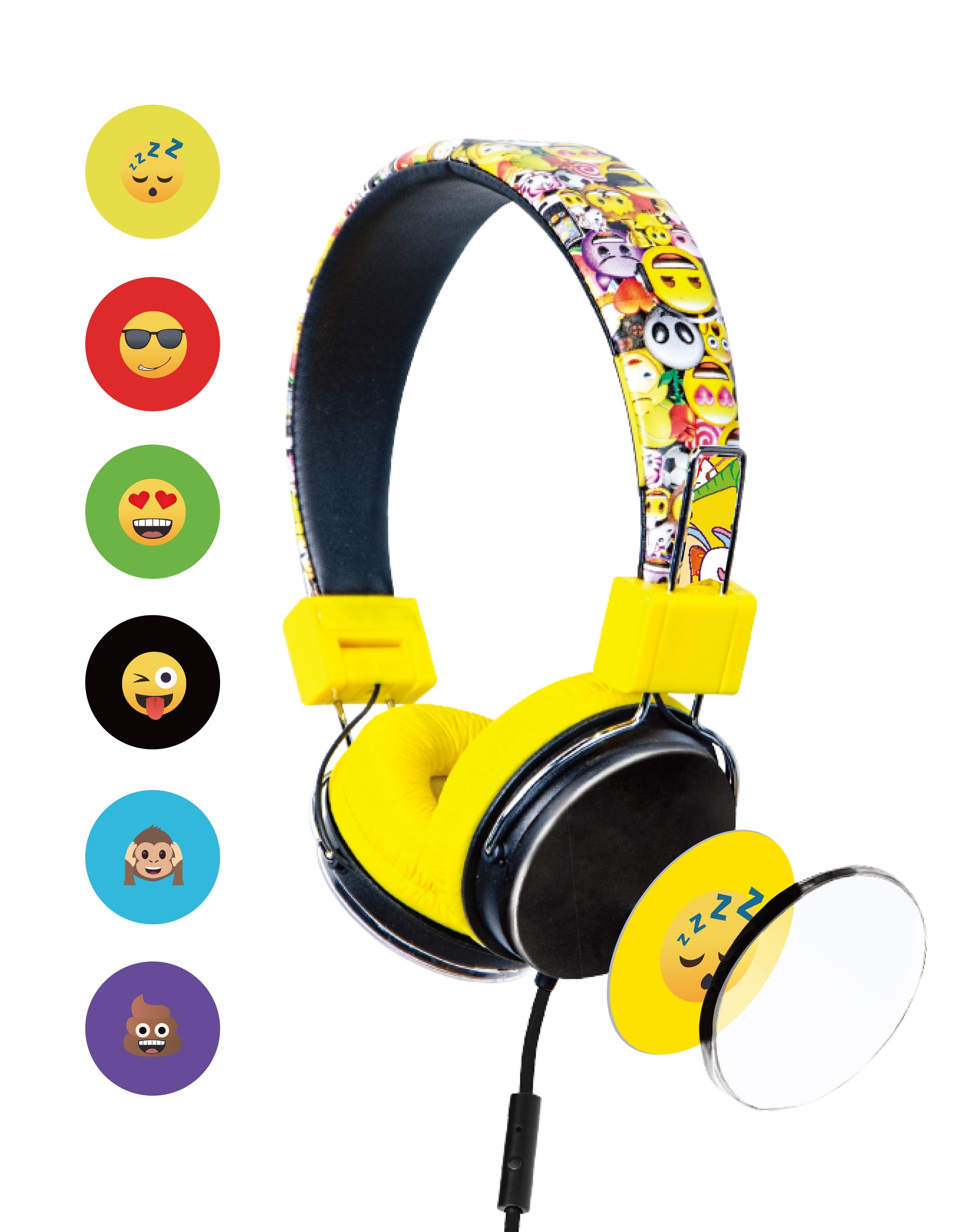 Bitmore® MoMoji™ Kids Wired Headphones (Kid Safe) - bitmore.co.uk
