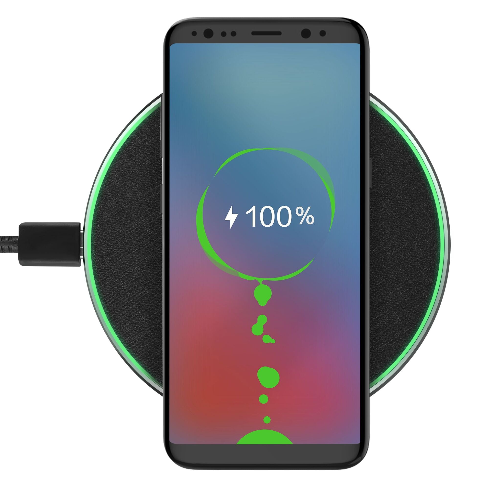 Qi Wireless Charging Pad - 10watt FAST Charge - bitmore.co.uk